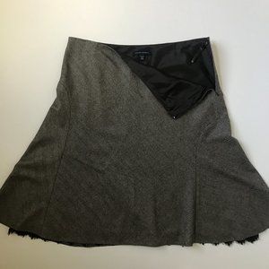 Career Skirt Fringe Hem Banana Republic